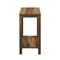 Walker Edison Reclaimed Barnwood Narrow A-Frame Side Table